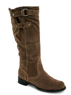 bottes en daim